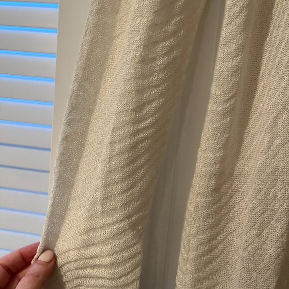 Eileen Fisher Sheer Hemp Open Cardigan Small Petite (S/P) Worn Once - Picture 12 of 13